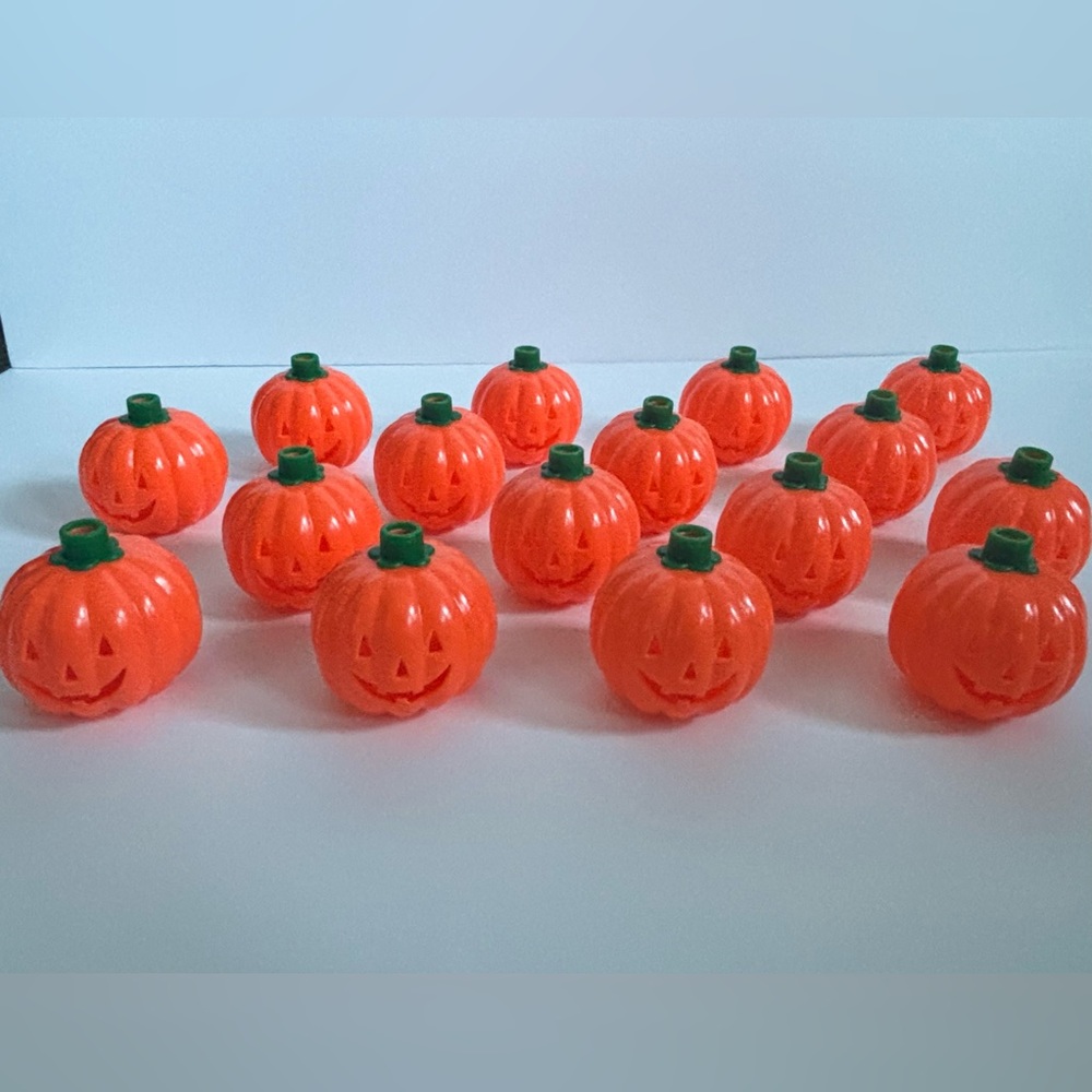 16 vtg Halloween Jack O Lantern Pumpkin Blow Mold String Light Covers
